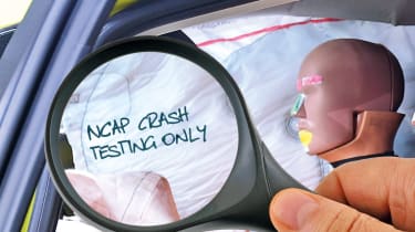 NCAP crash test markings
