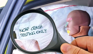 NCAP crash test markings