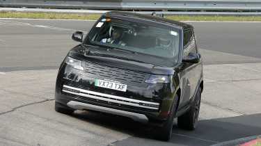 Range Rover Electric Nurburgring testing - front end