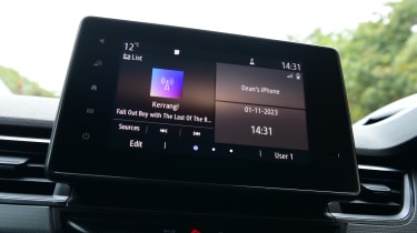 Renault Kangoo E-Tech - infotainment screen
