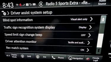 Honda Civic Type R long-term - safety modes