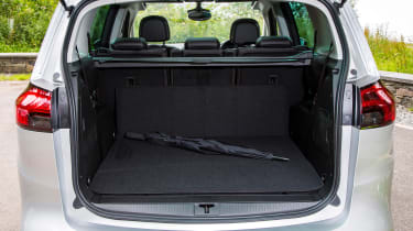Vauxhall Zafira Tourer - boot seats up