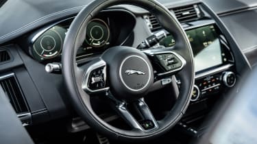 Jaguar E-Pace PHEV - steering wheel