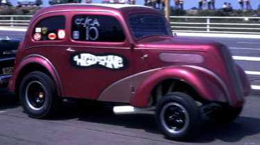 1955 Ford Popular drag racer wild thing front