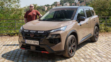 Ellis Hyde with the Nissan X-Trail