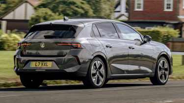 Vauxhall Astra - dynamic rear angled