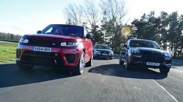 Range Rover Sport SVR vs rivals