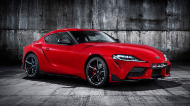 Toyota Supra - red front