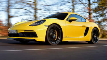 New Porsche Cayman GTS review - front tracking
