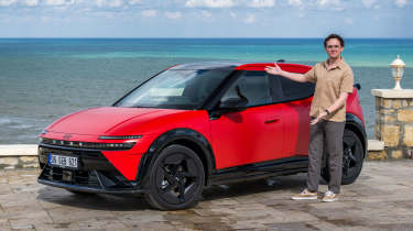 Tom Jervis with the Hyundai Ioniq 3