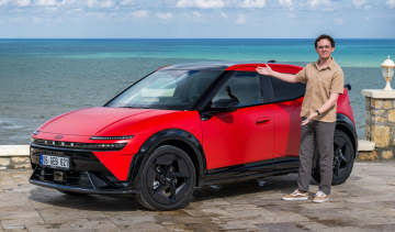 Tom Jervis with the Hyundai Ioniq 3