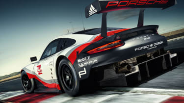 Porsche 911 RSR - rear cornering