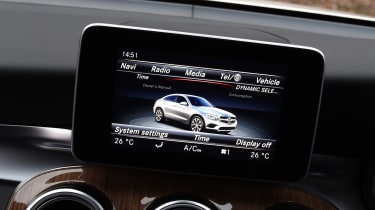 Mercedes GLC Coupe - infotainment screen