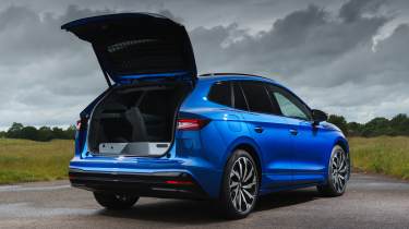 Skoda Enyaq Cargo - rear 3/4 boot open