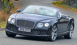 Bentley Continental GTC front cornering