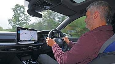 Volkswagen Golf R - driving