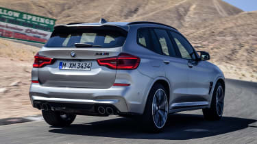 BMW X3 M Competition - rear tracking