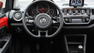 Volkswagen up! UK drive dash