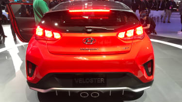 New Hyundai Veloster - Detroit full rear