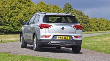 Used SsangYong Korando - rear cornering