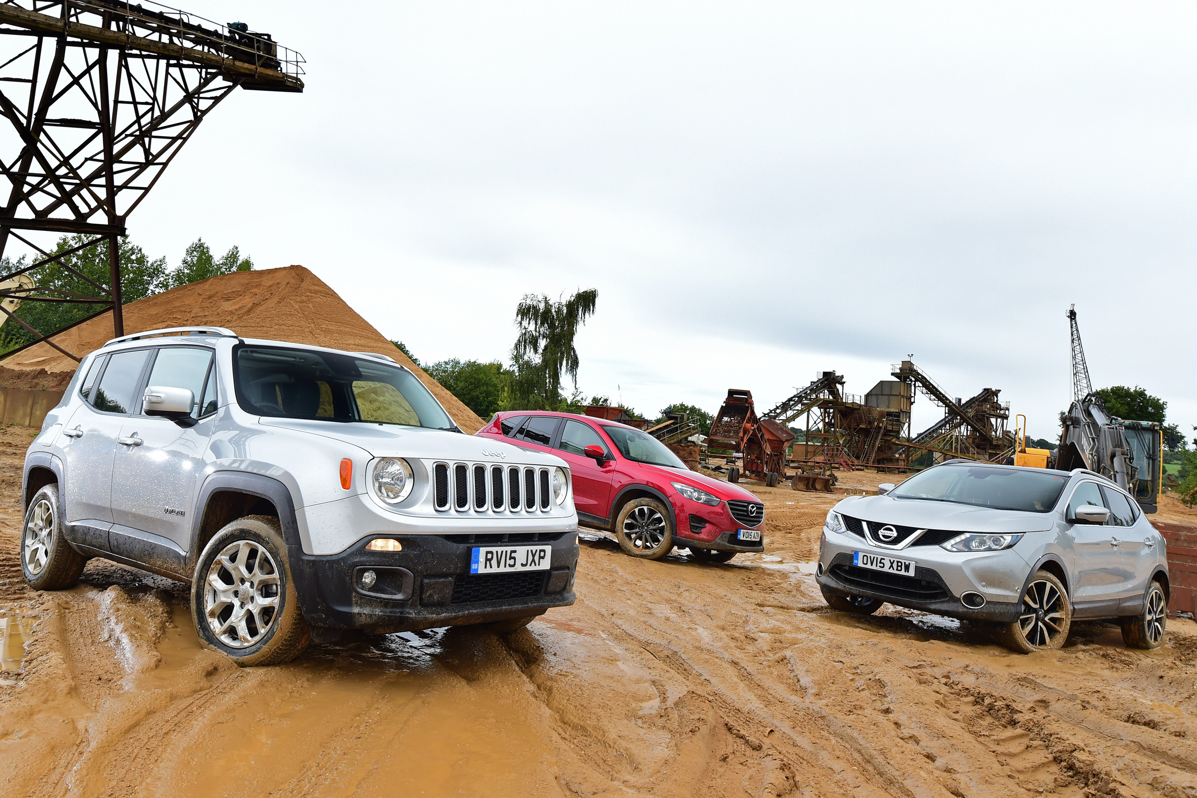 Jeep Renegade vs Nissan Qashqai vs Mazda CX-5  Auto Express