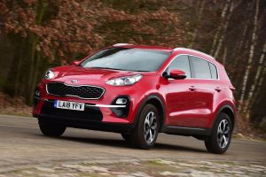 Kia Sportage - front cornering