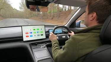 Alastair Crooks driving the Geely Starray