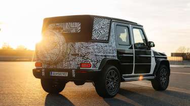 Mercedes G-Class convertible teaser - rear 3/4