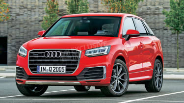 Audi Q2 exclusive - front red