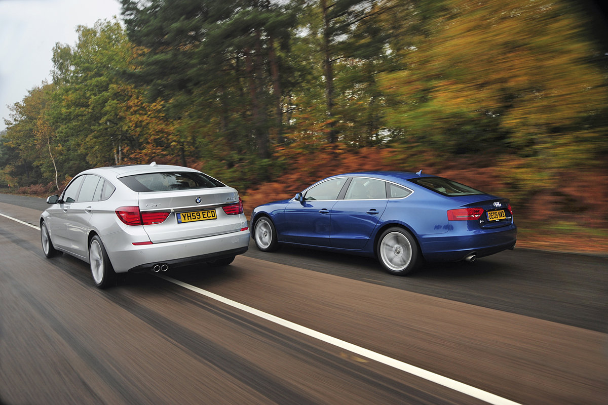 BMW 530d GT vs Audi A5 Sportback Auto Express