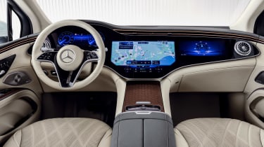 Mercedes EQS SUV - cabin