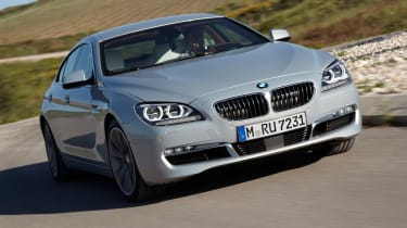 BMW 640i Gran Coupe front tracking
