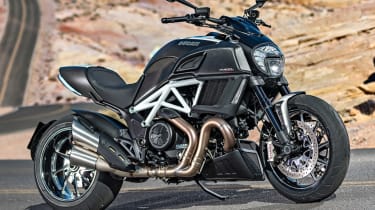 Ducati Diavel review - static front parked