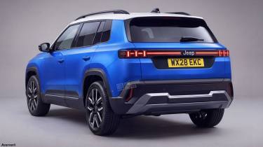 Jeep mid-size SUV - rear watermarked