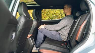 Alastair Crooks sat in the Suzuki e Vitara Motion
