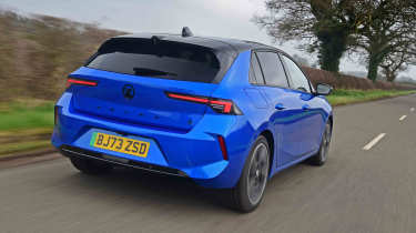 Vauxhall Astra Electric - rear tracking