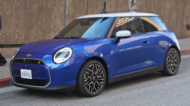 2023 MINI Cooper (blue) - front static