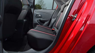 Vauxhall Corsa - rear seats