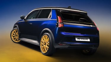 Renault 5 Bleu d’Or - rear