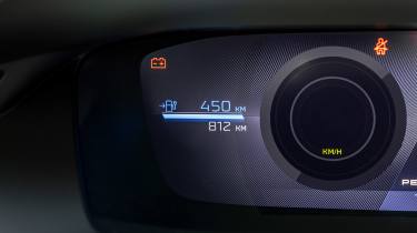 Peugeot E-308 facelift - dials