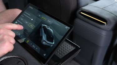 Lotus Eletre - rear controls