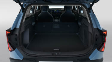 Kia Seltos - boot seats down