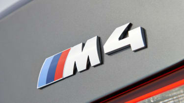 BMW M4 Convertible badge