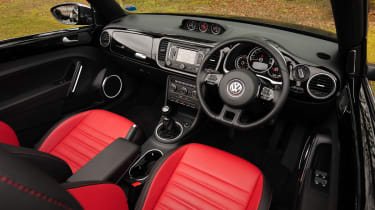 VW Beetle Cabriolet 50s interior