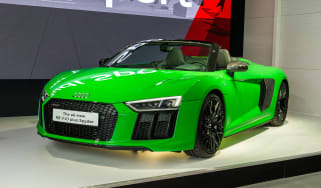 Audi R8 Spyder V10 Plus - Goodwood reveal side