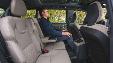 Alastair Crooks sat in the Volvo XC90 T8