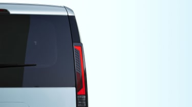 Kia PV5 teaser - rear