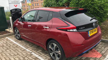 Nissan Leaf long termer first report - rear charging