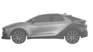 Toyota Small SUV patent image - side facing left