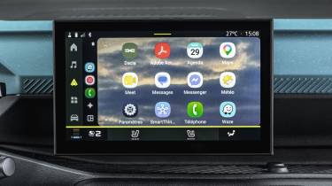 Dacia Spring 2026 - screen
